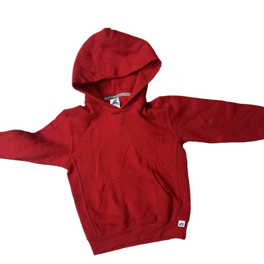 Russell Athletic Classic Red Kids Hoodie